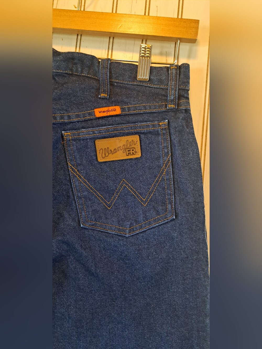 Mens Wrangler FR Dark Blue Denim Jeans Pants Sz 31 x 30 NWOT Flame Resistant